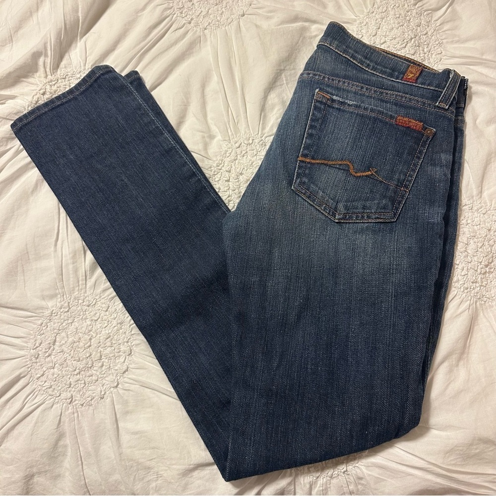7 For All Mankind Dark Blue Women's Jeans